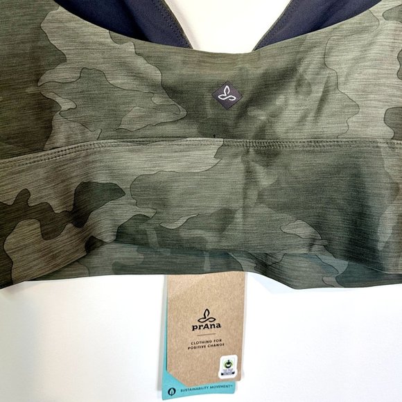 Prana Layna Brami in Sage Camo - Size Extra Large - Picture 8 of 11